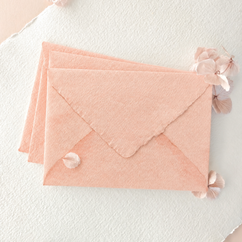 Buste artigianali Rosa Palo - Confezione da 10 unità