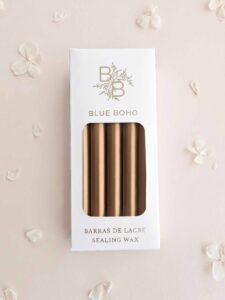 Pack de 5 barras de lacre Oro Viejo para pistola de lacre Blue Boho