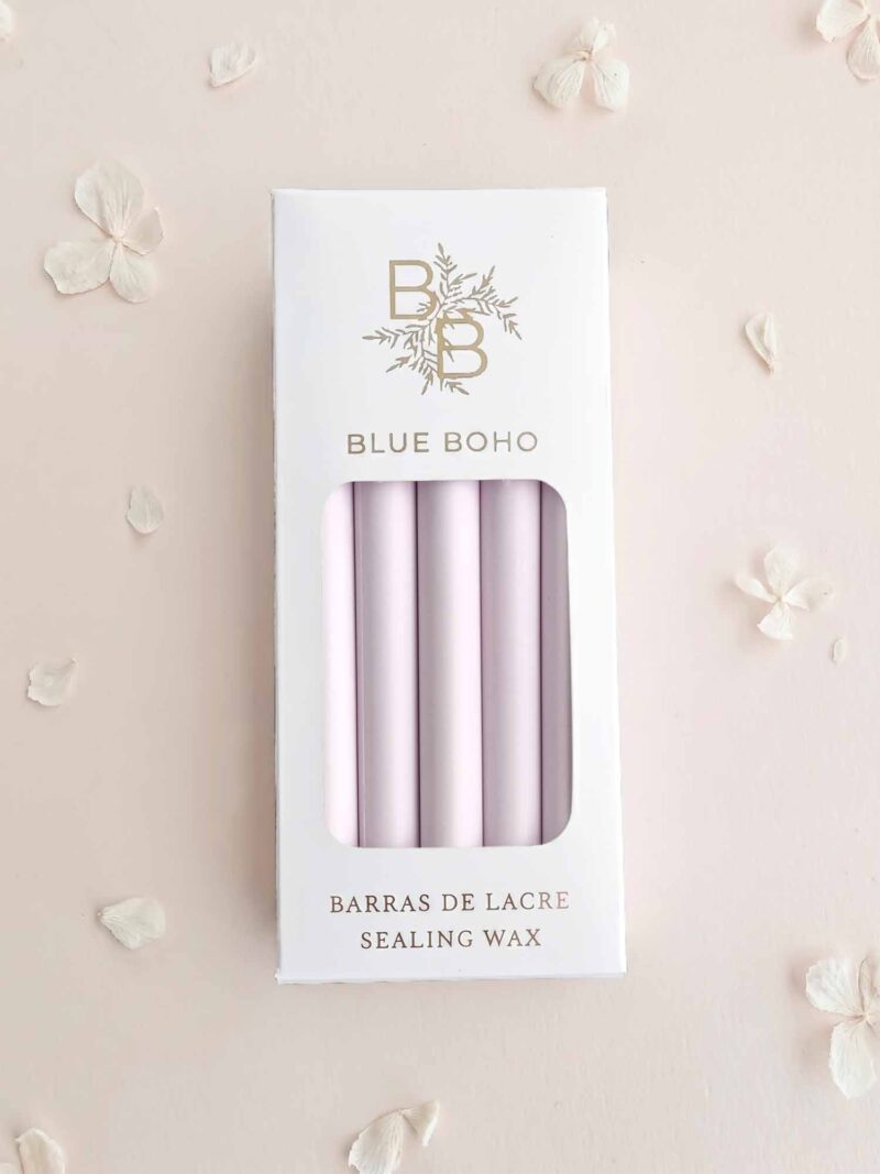 Pack de 5 barras de lacre Lila Mate para pistola de lacre Blue Boho