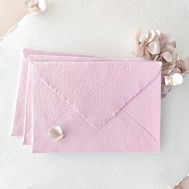 Buste artigianali Mauve - Confezione da 10 unità