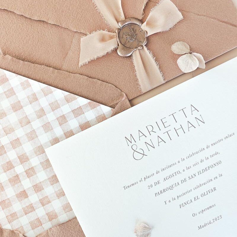 Invitación de boda 'Marietta'