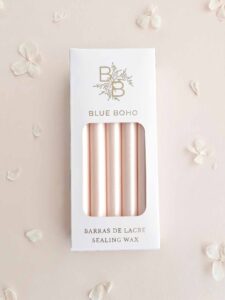 Pack de 5 barras de lacre Magnolia Perlado para pistola de lacre Blue Boho