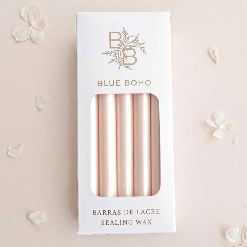 Pack di 5 barrette di ceralacca Magnolia Perlato per pistola per ceralacca Blue Boho