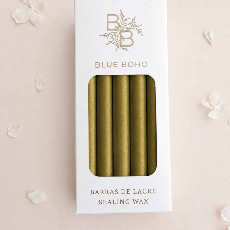 Barrette di ceralacca Oro Verde | Pack da 5 unità