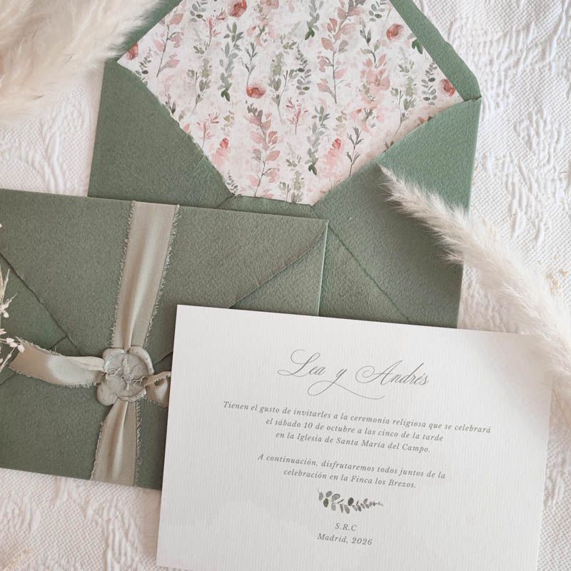 Muestras invitaciones de boda