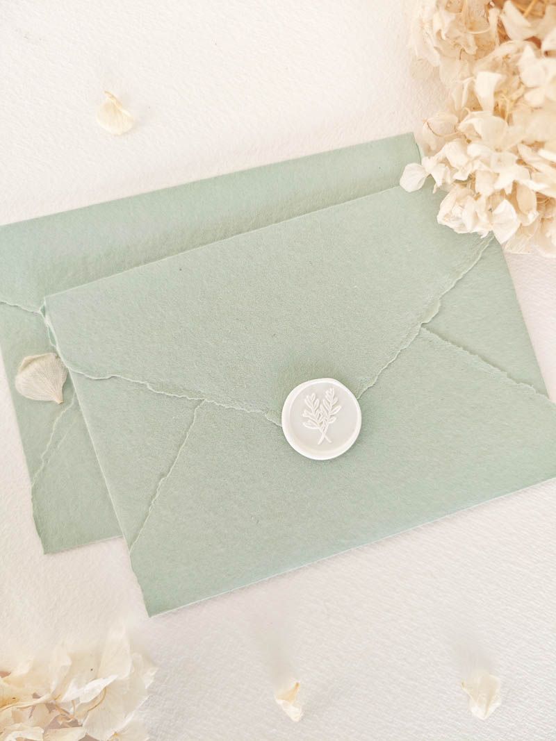 Buste artigianali Velvet Matcha - Confezione da 10 unità