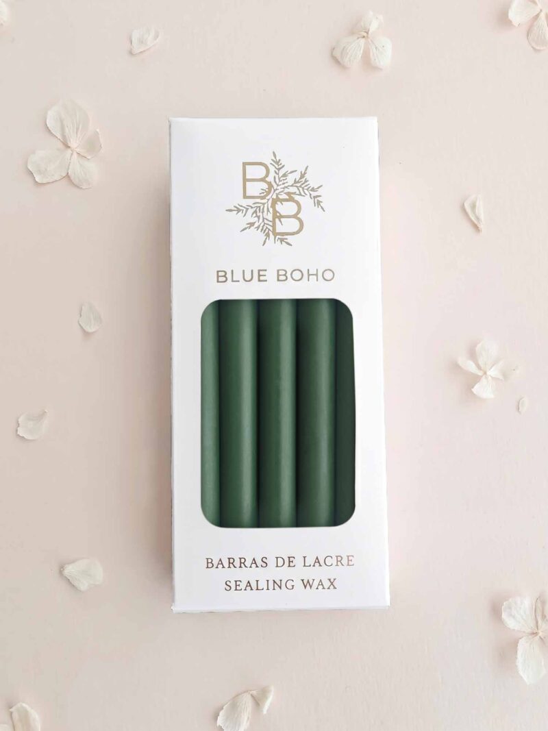 Pack da 5 barrette di ceralacca Sequoia opaco per pistola per ceralacca Blue Boho
