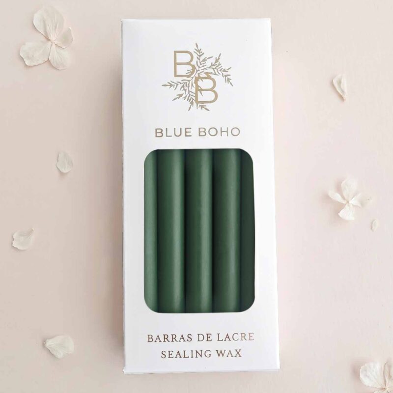 Pack da 5 barrette di ceralacca Sequoia opaco per pistola per ceralacca Blue Boho
