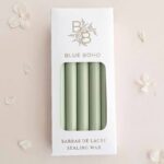 Pack da 5 barrette di ceralacca verde Succulenta opaco per pistola per ceralacca Blue Boho