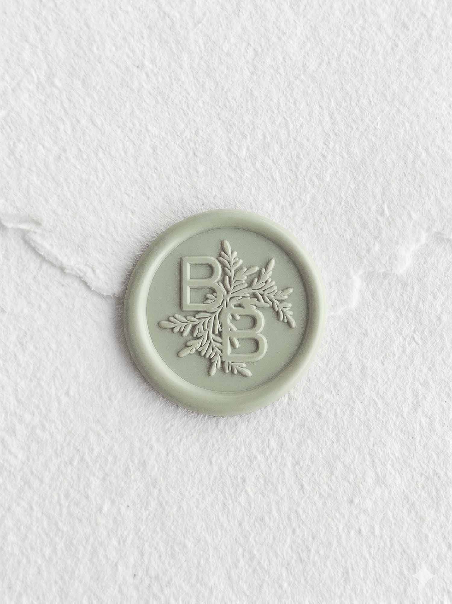 Barrette di ceralacca Succulenta verde opaco | Pack da 5 unità
