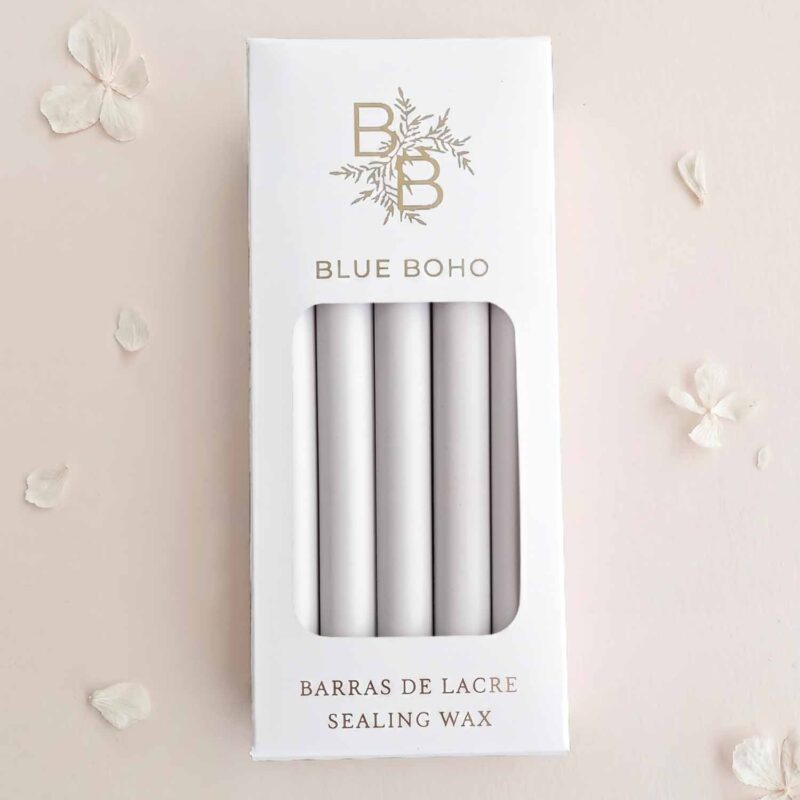 Pack de 5 barras de lacre Bruma mate para pistola de lacre Blue Boho
