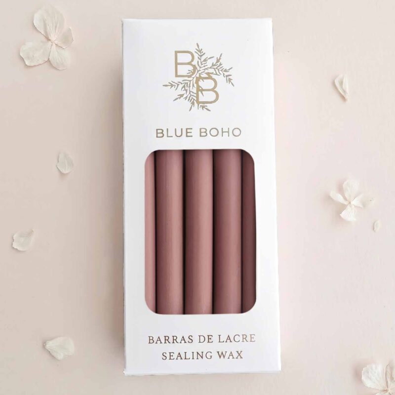 Pack da 5 barrette di ceralacca Terra Malva opaco per pistola per ceralacca Blue Boho