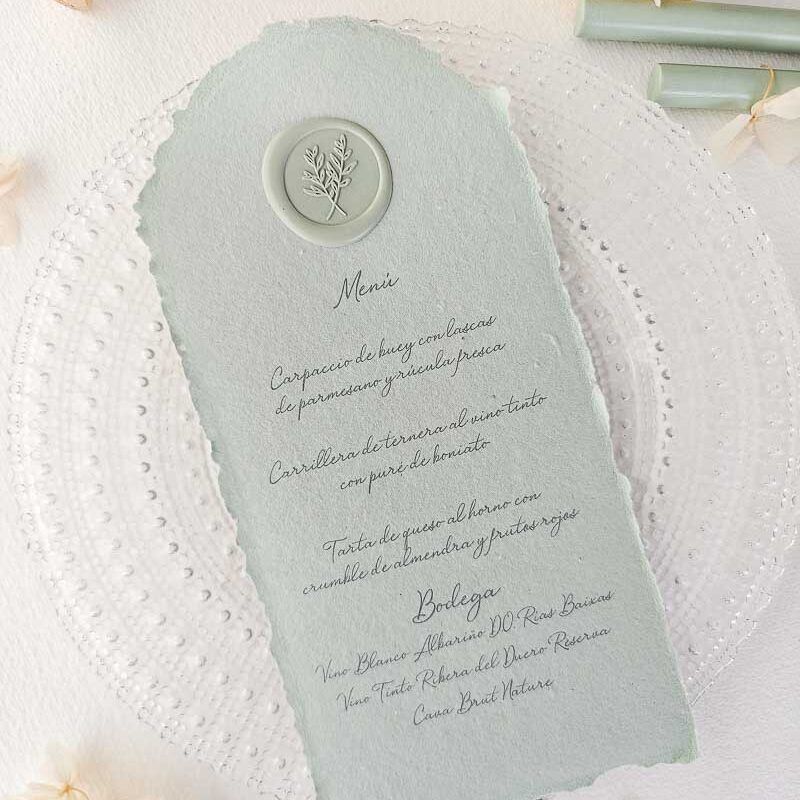 Menú personalizado - Velvet Matcha