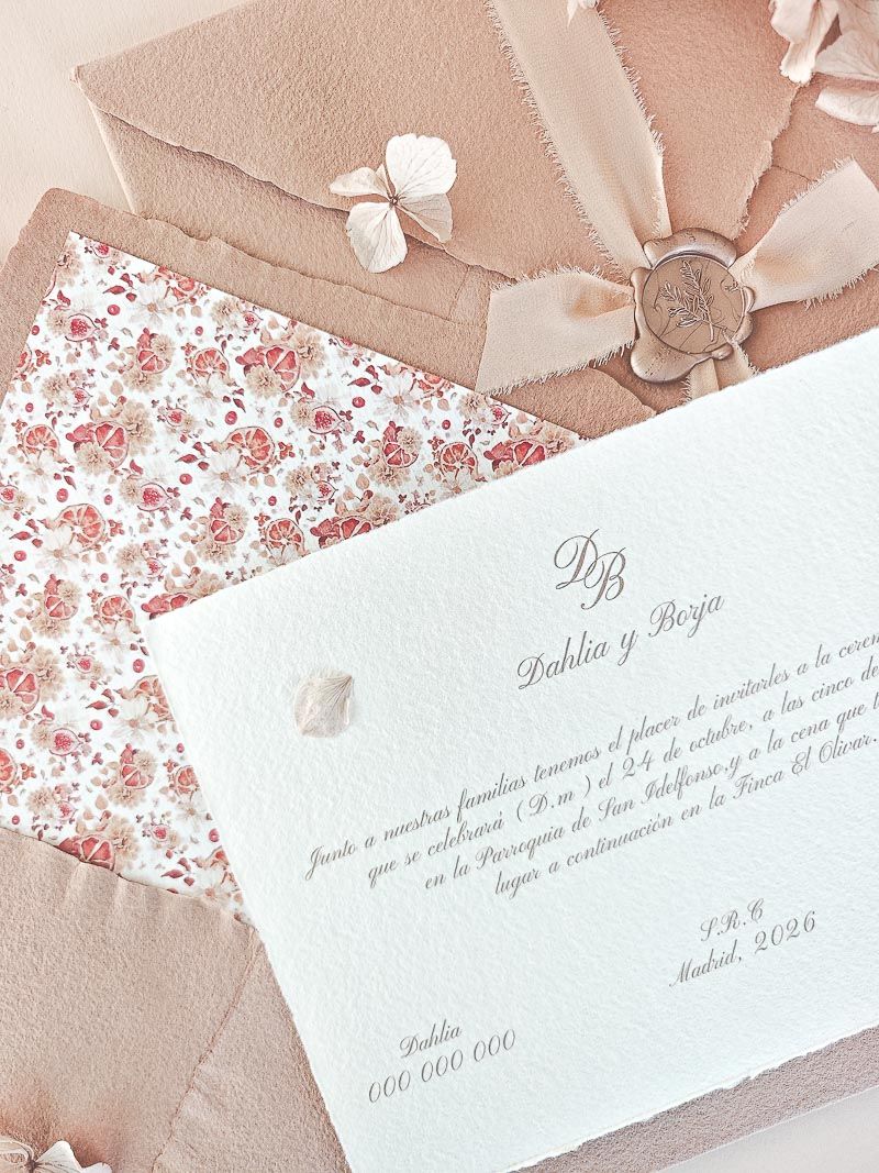 Invitación Dahlia