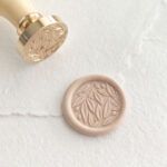Sigillo in ceralacca design olivo con rilievo speciale 3D